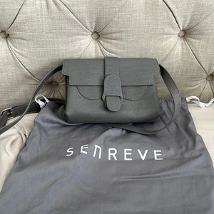 Senreve belt bag- gray color, 90% new